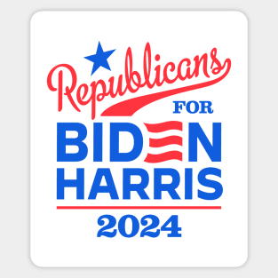 Republicans For Biden 2024 Sticker